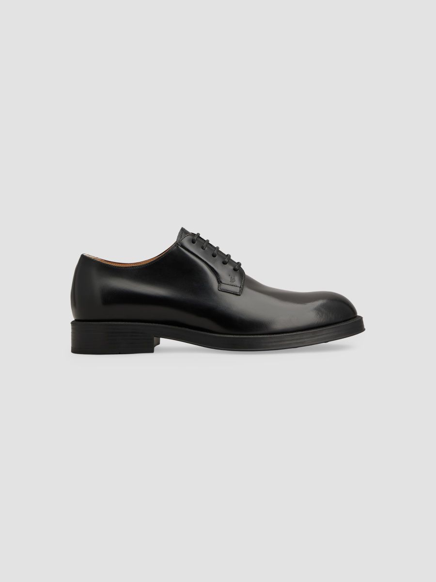 Tod's Men's Leather Derbys - Black - Size 5