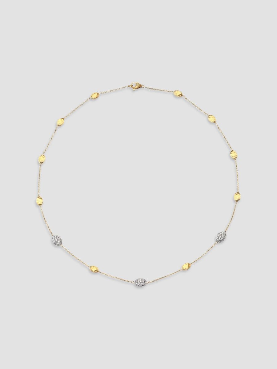 Marco Bicego Siviglia Diamond & 18K Yellow Gold Station Necklace - Gold