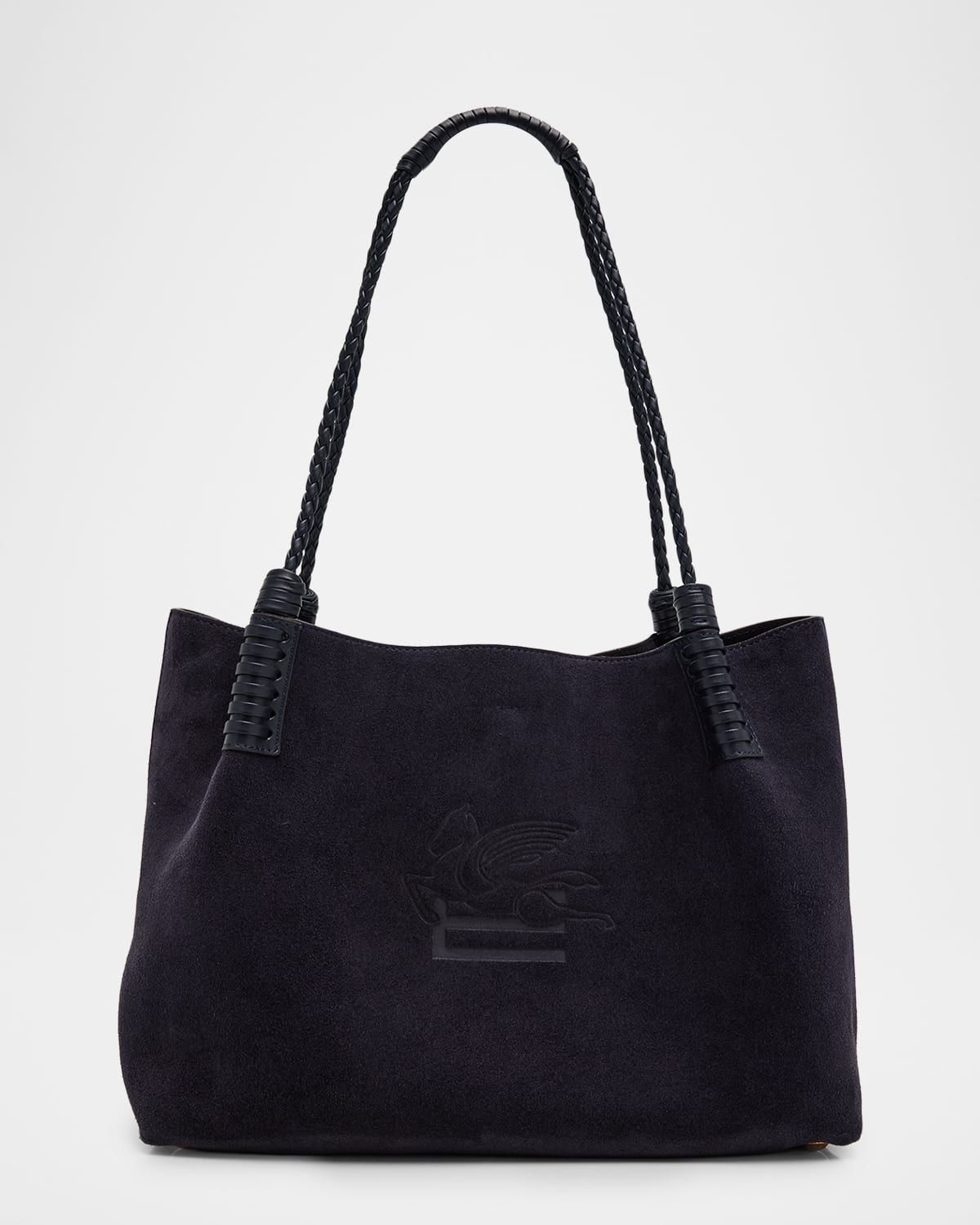 Libra Small Suede Tote Bag