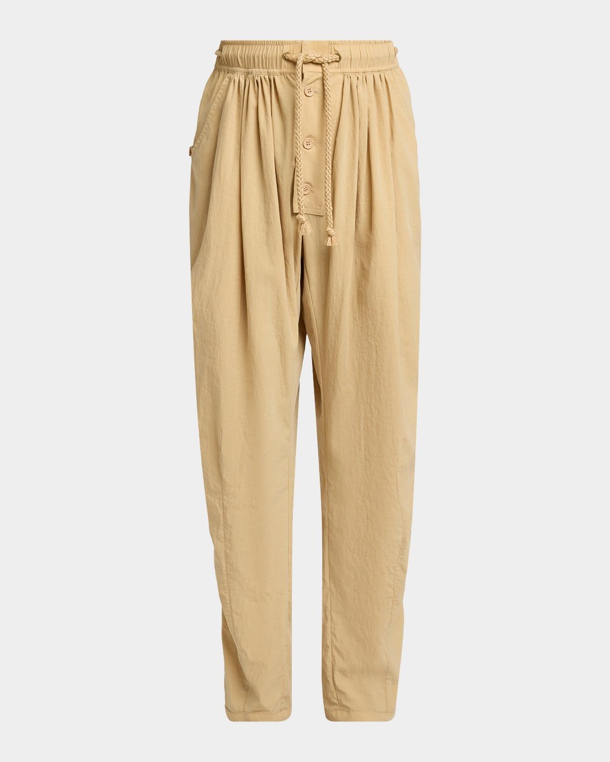 Falcona Tapered-Leg Drawstring Pants