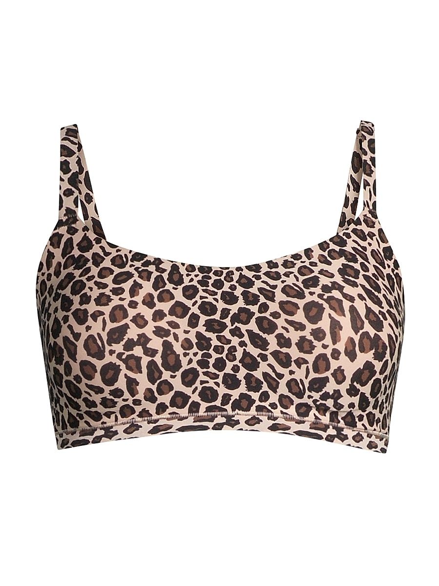 Women's SoftStretch Scoop Bralette - Leopard - Size XS