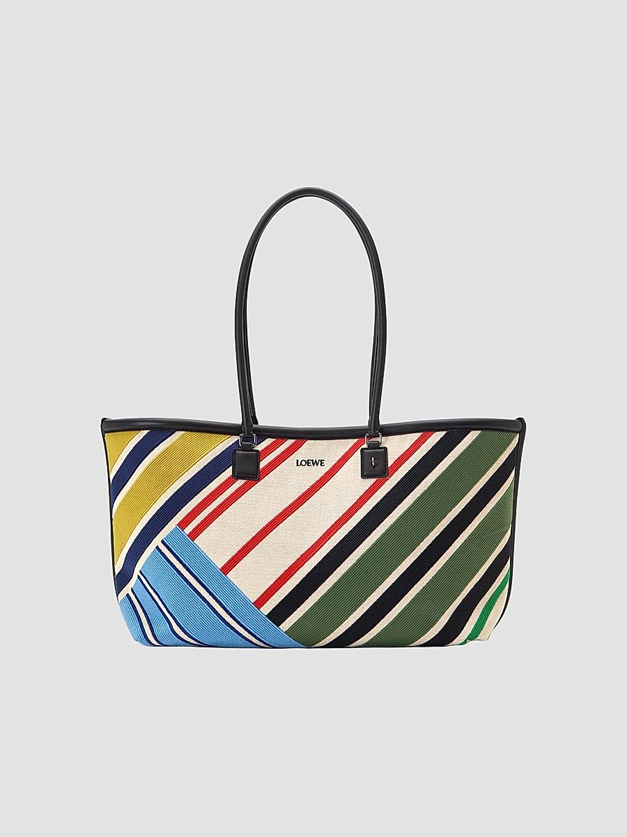 Women's Verano Embroidered Canvas Tote - Ecru Multicolor