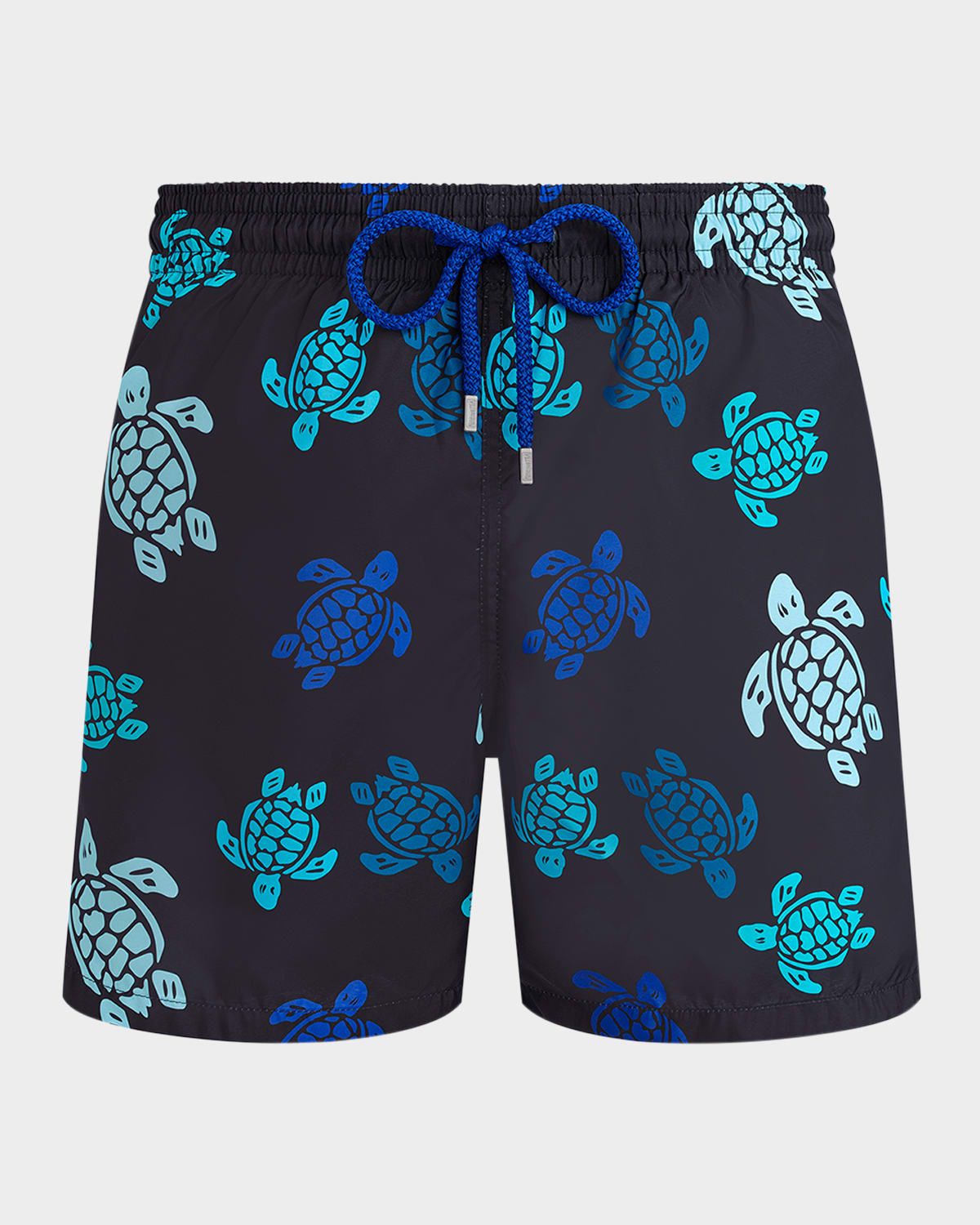 Men & apos;s Multicolor Turtle-Print Swim Shorts