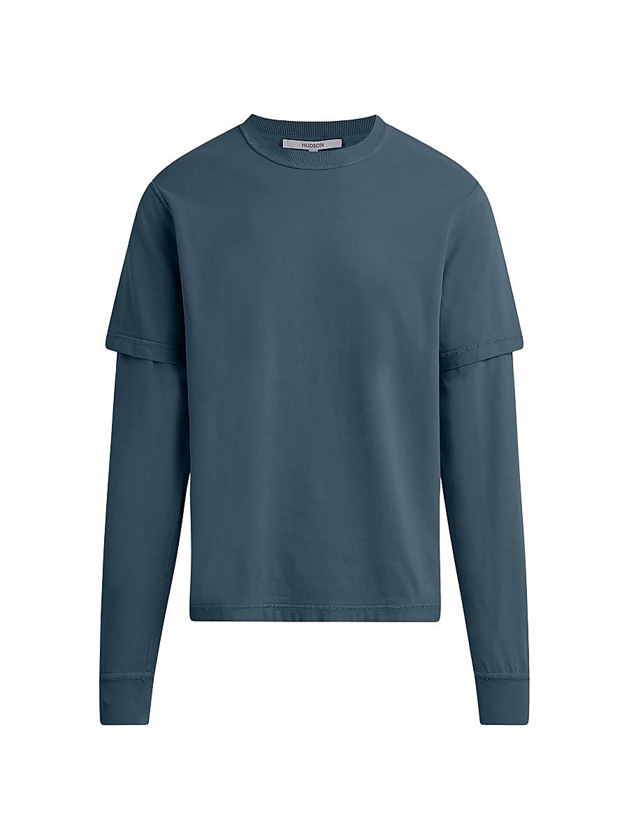 Men's Hybrid Layered T-Shirt - Meteor - Size XXL