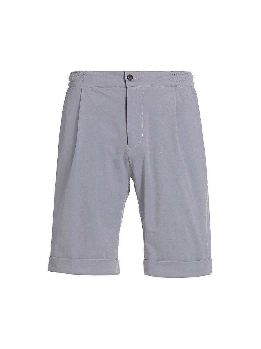 Men's Cuffed Bermuda Shorts - Grey - Size 32