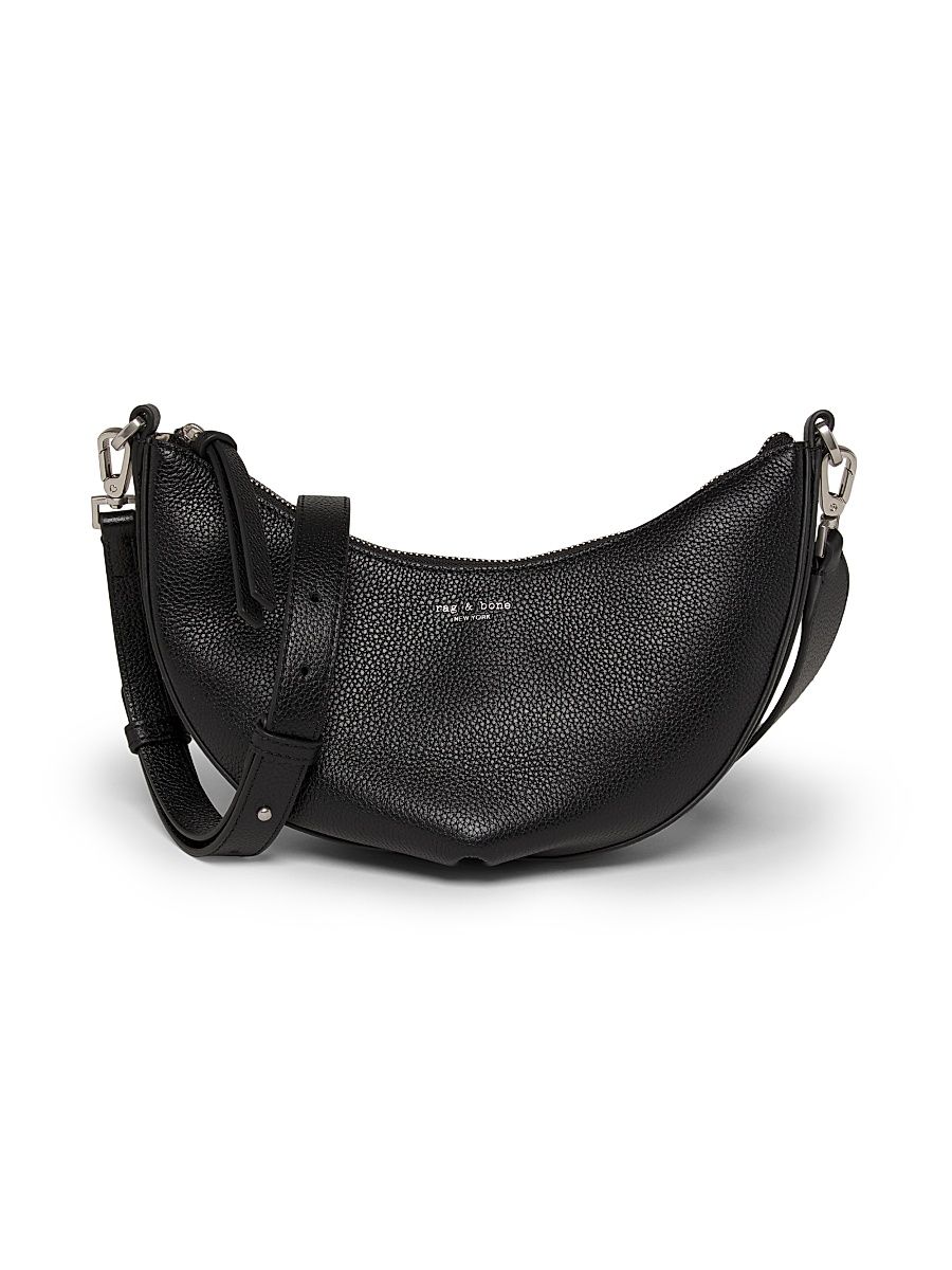 Women's Alix Leather Crossbody Bag - Black