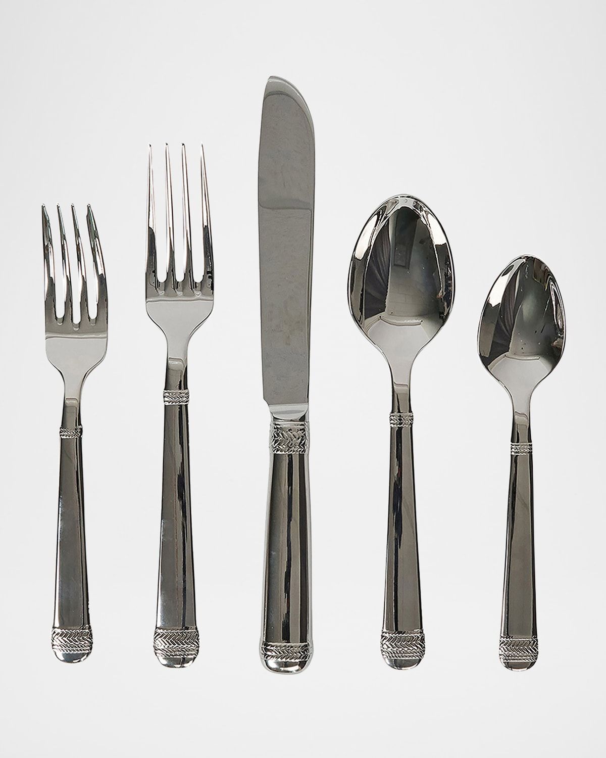 Le Panier Polished 5-Piece Flatware Set, Service for 1