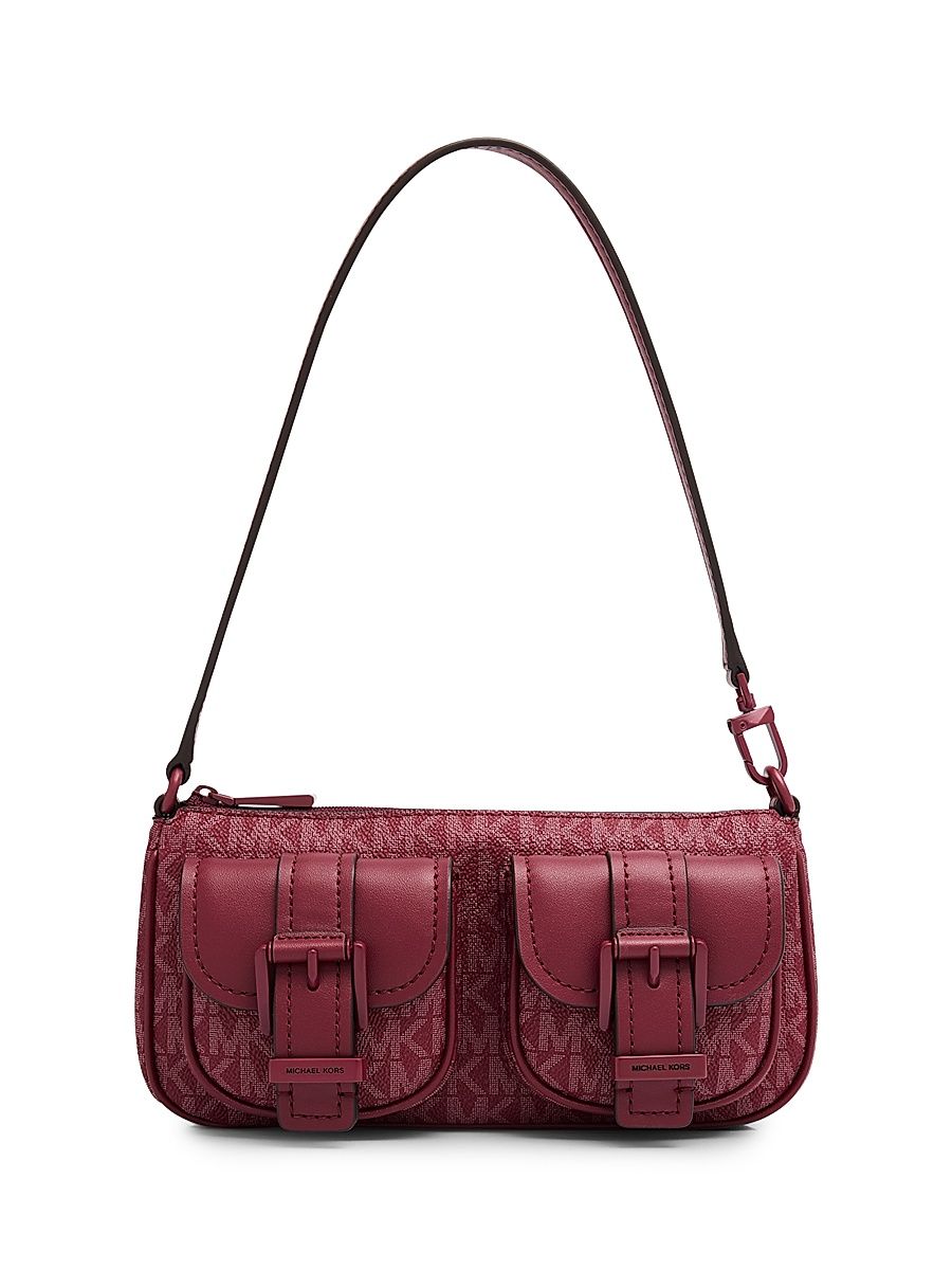 Women's Small Zoe Monogram Shoulder Bag - Purple