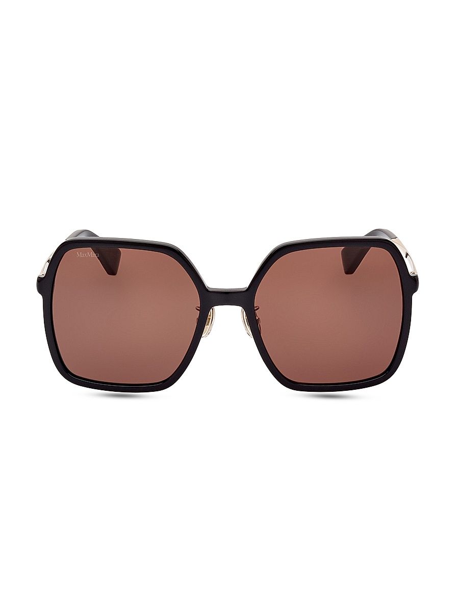Women's 59MM Square Sunglasses - Brown