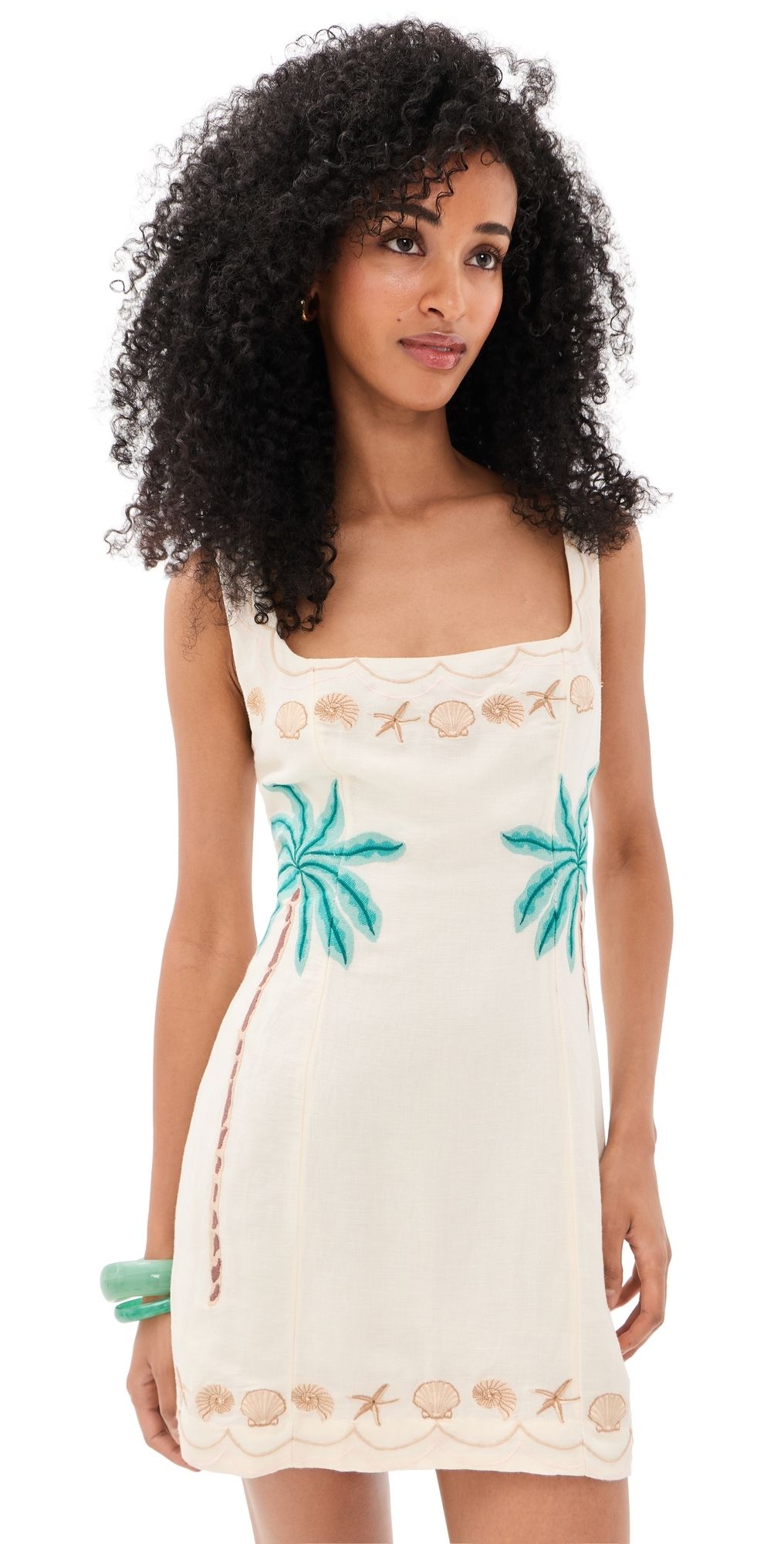Show Me Your Mumu Steph Mini Dress Beachfront Embroidery M