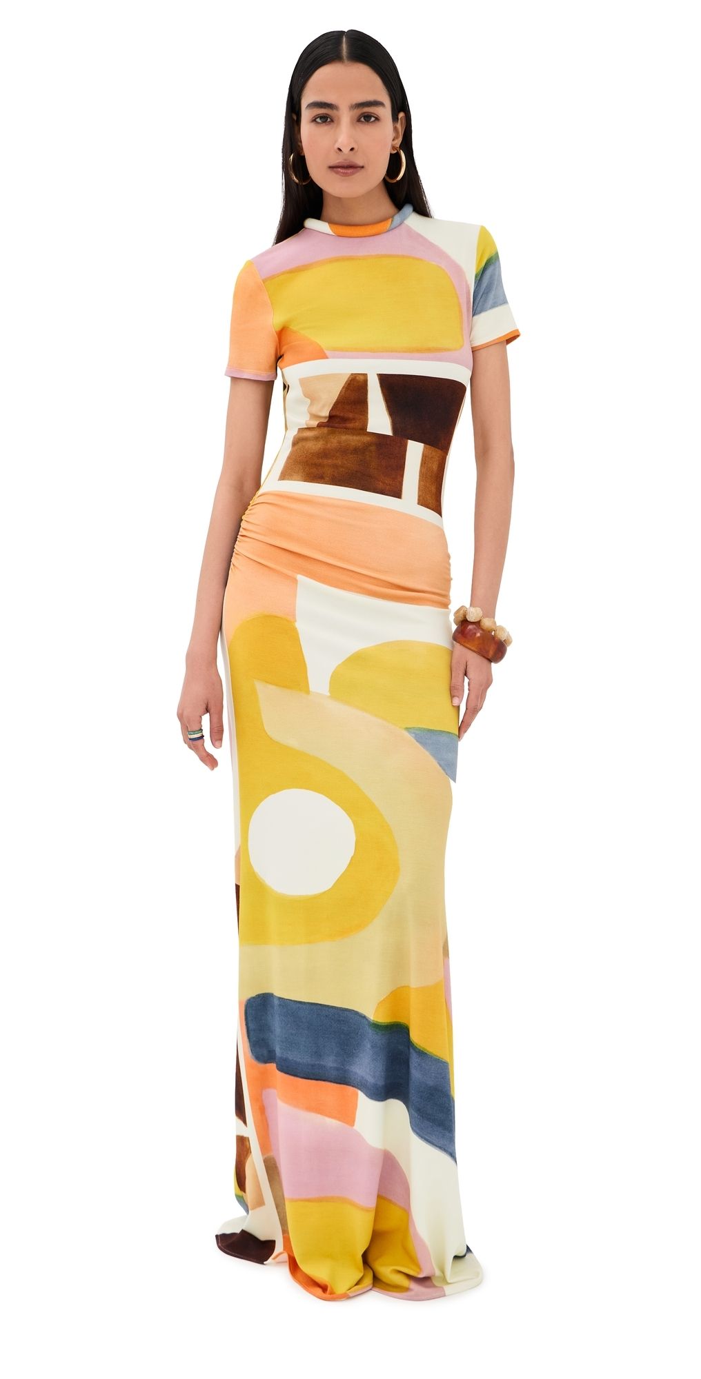 Silvia Tcherassi Ikia Dress Abstract Print L