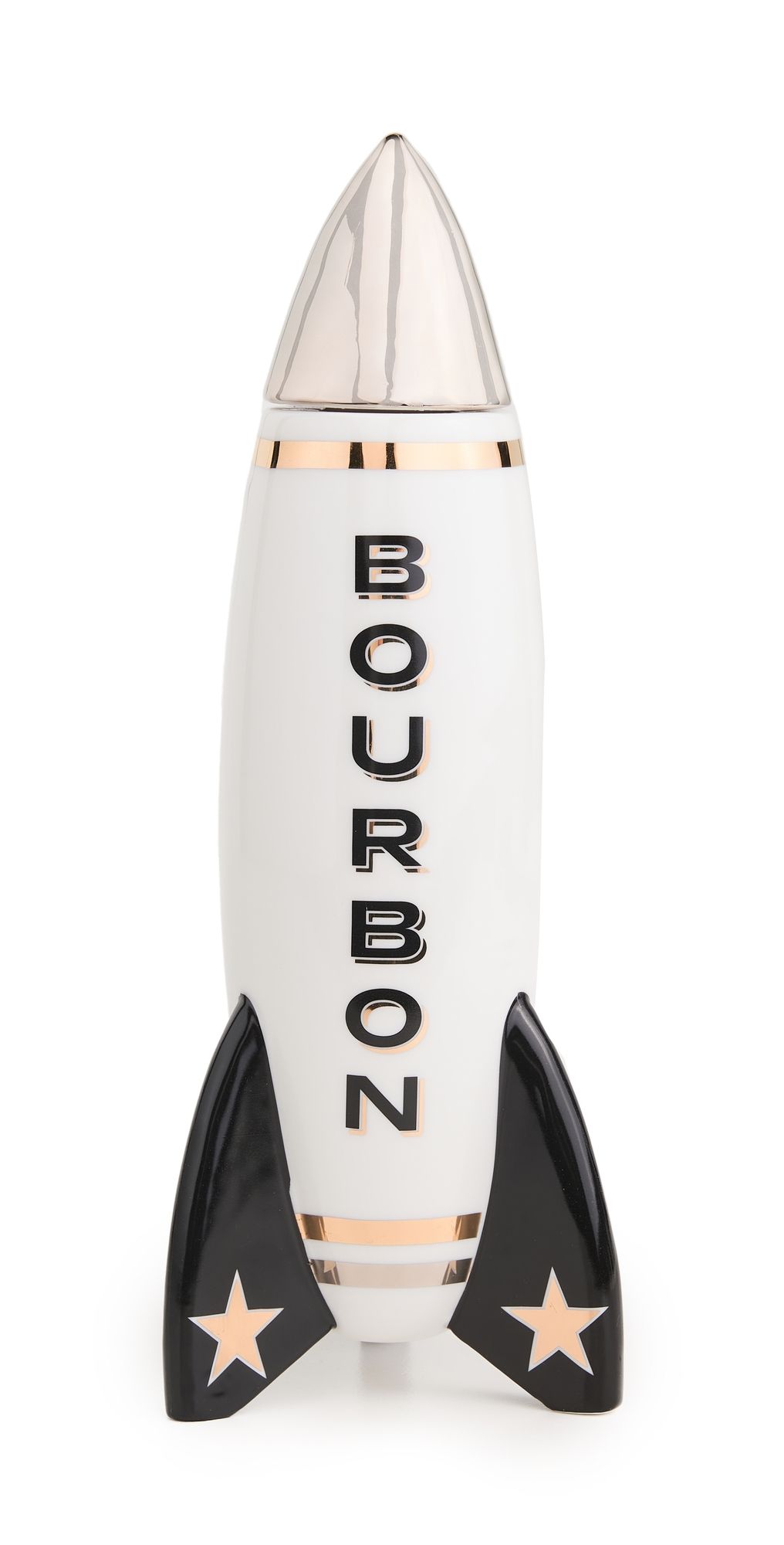 Jonathan Adler Rocket Bourbon Decanter White One Size