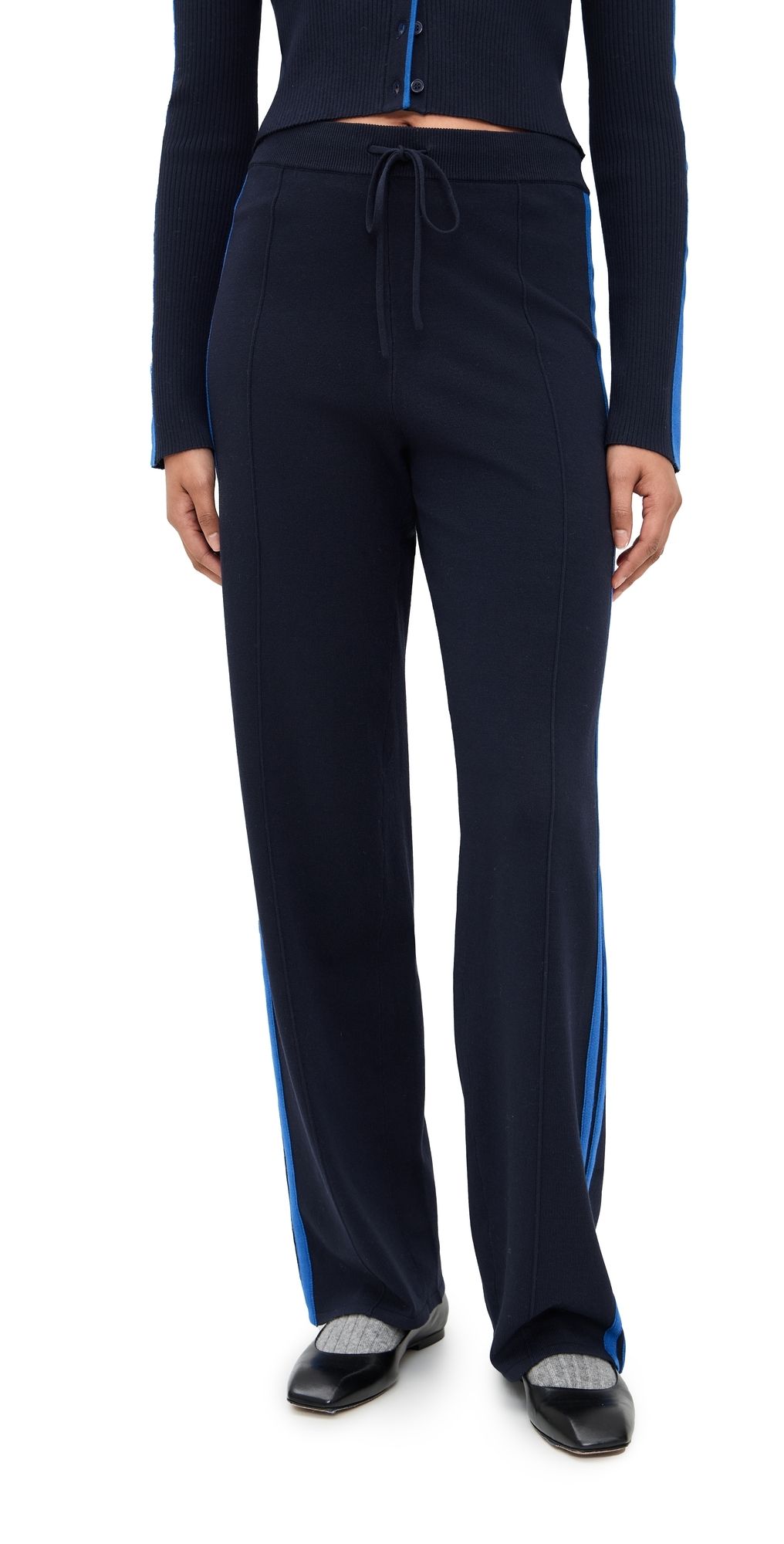 State & Lake Kaia Track Pants Chocolate/Black XXL