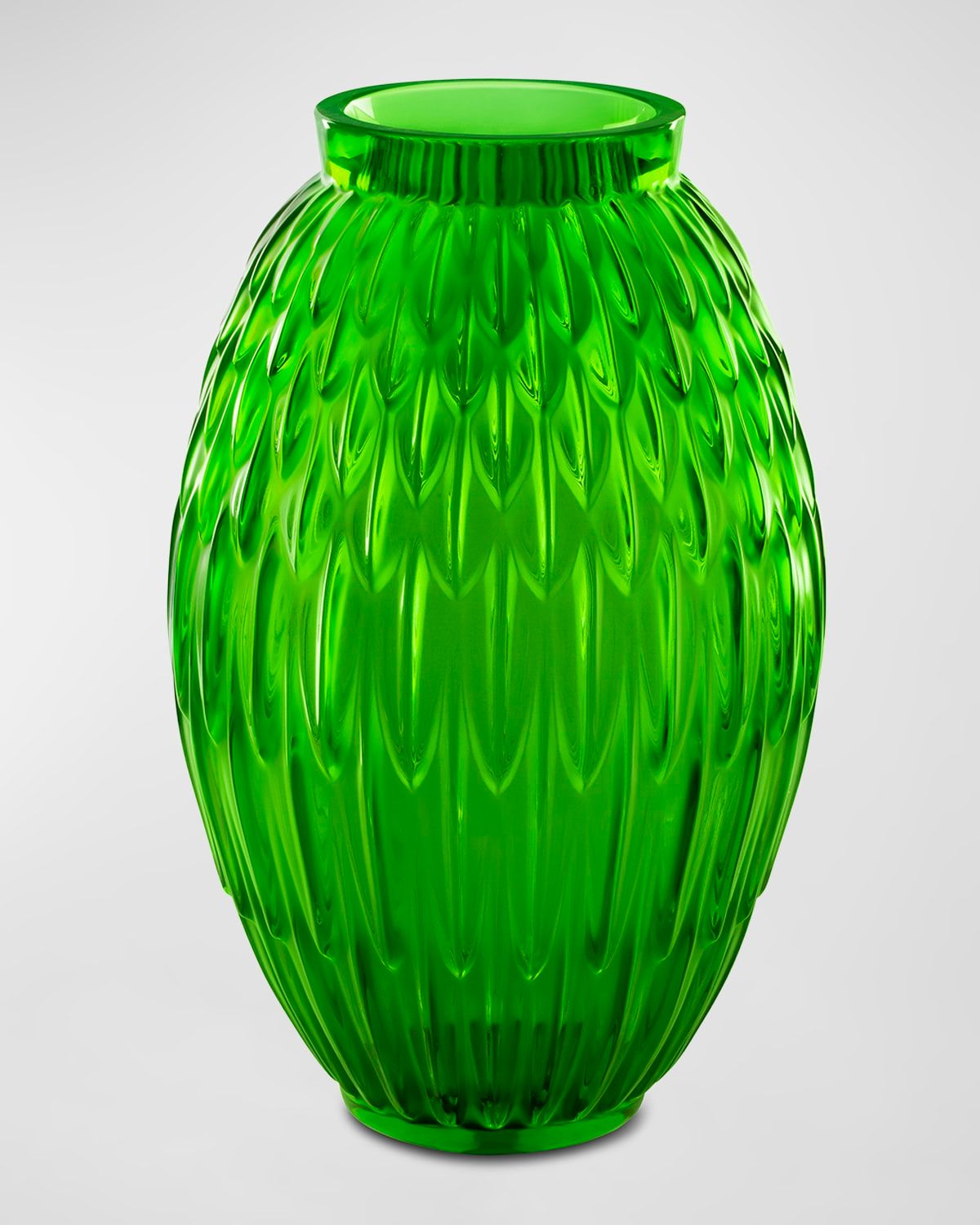 Green Meadow Plumes Vase