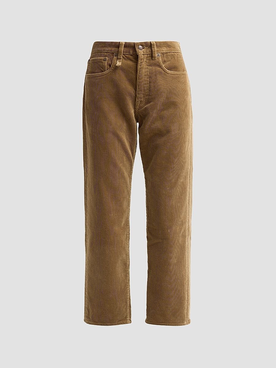 Women's Boyfriend Corduroy Jeans - Heavy Tan Cord Brown - Size 30