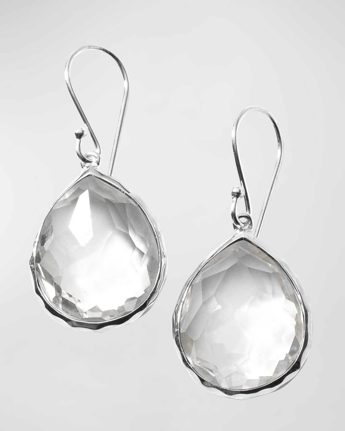 Small Teardrop Earrings in Sterling Silver