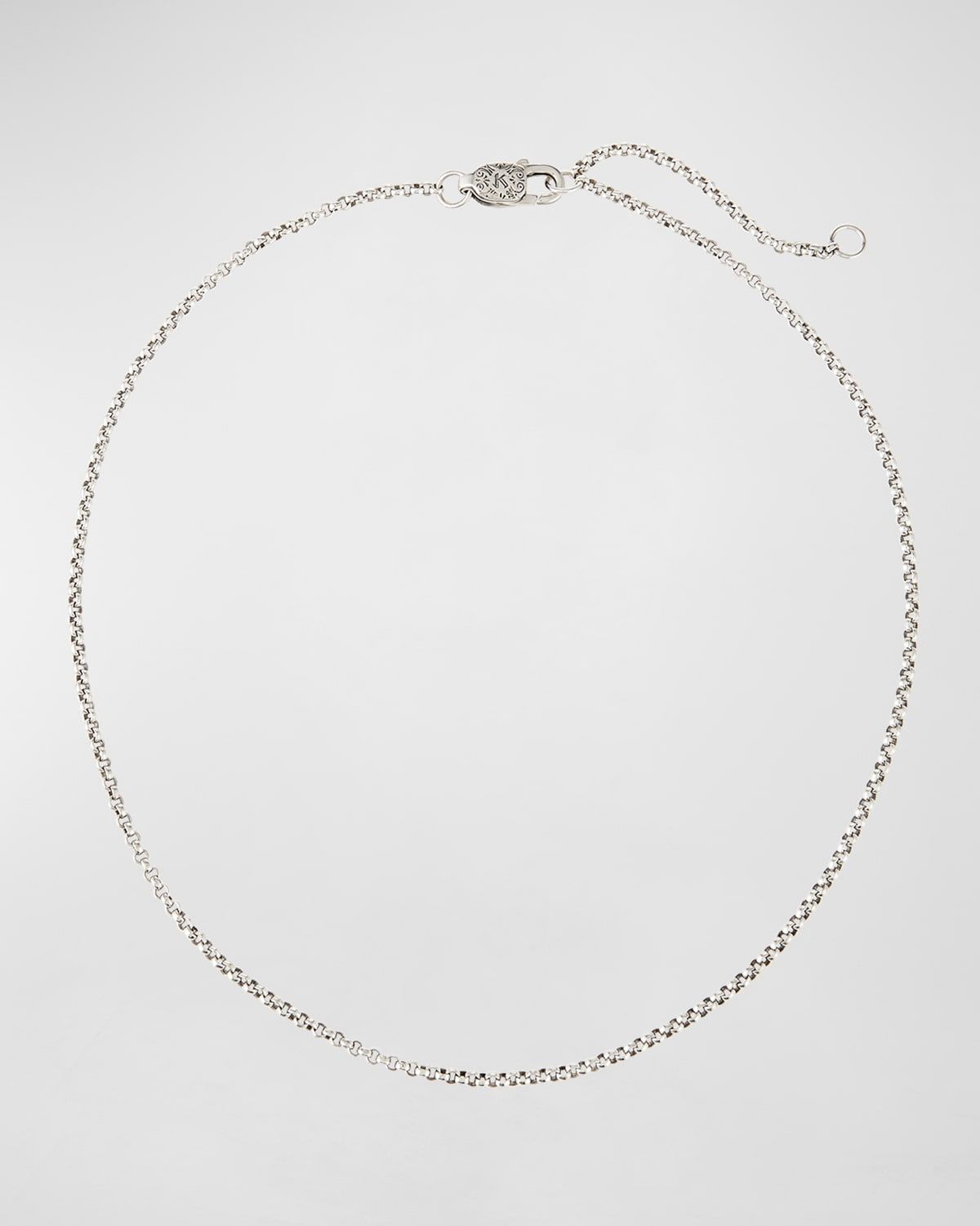 Sterling Silver Petite Rolo Chain Necklace