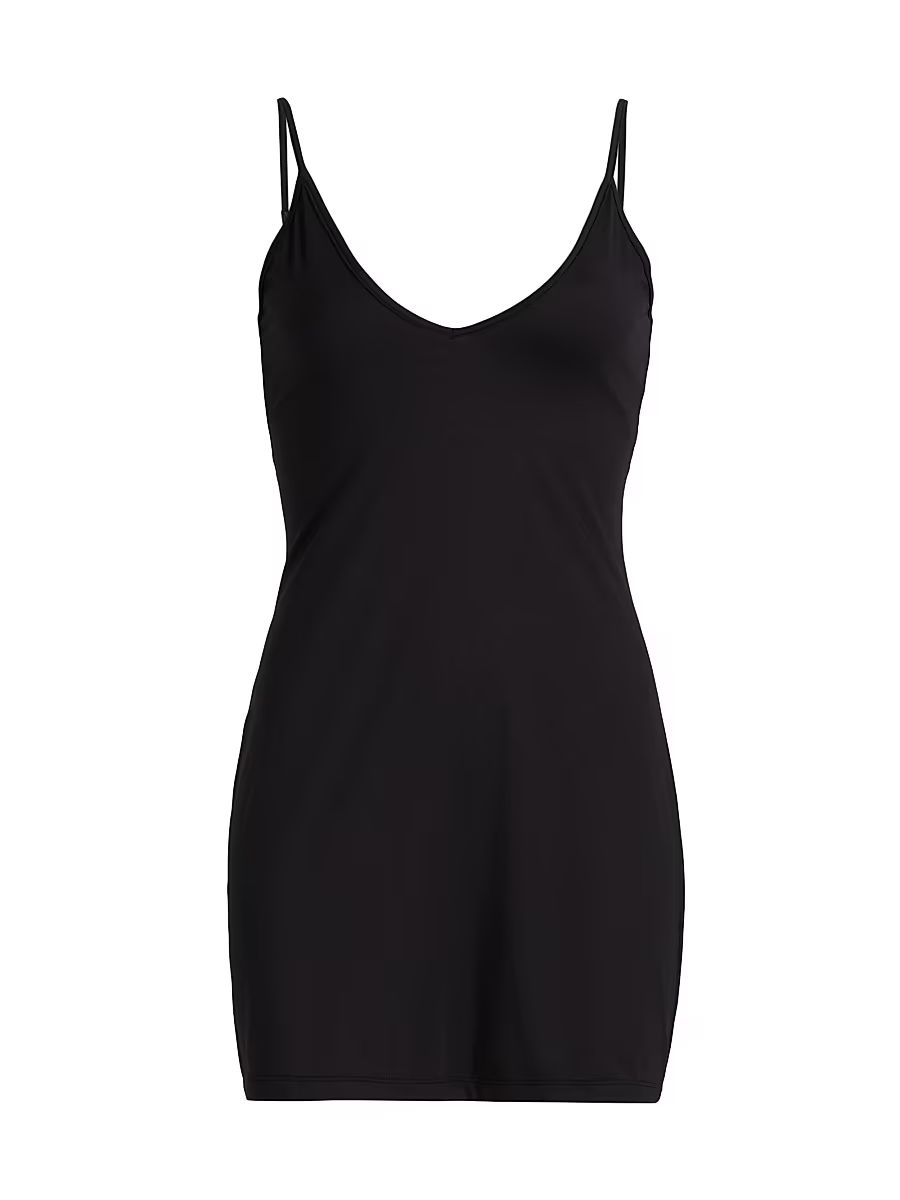 Women's Echauffe Naked Slip Minidress - Black - Size Medium