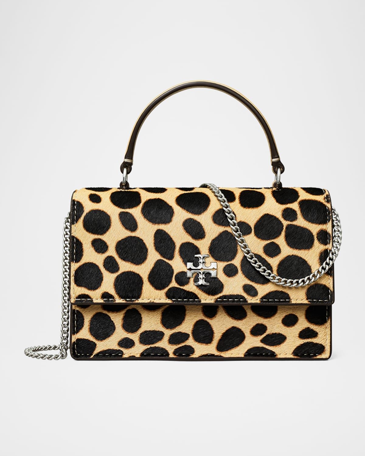 Kira Mini Cheetah-Print Haircalf Crossbody Bag