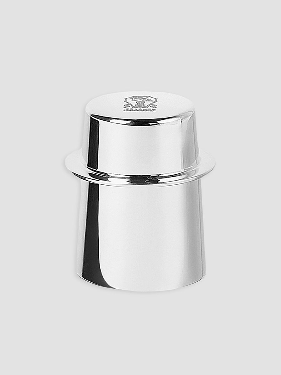 Silver Plated Steel Champagne Stopper - Silver