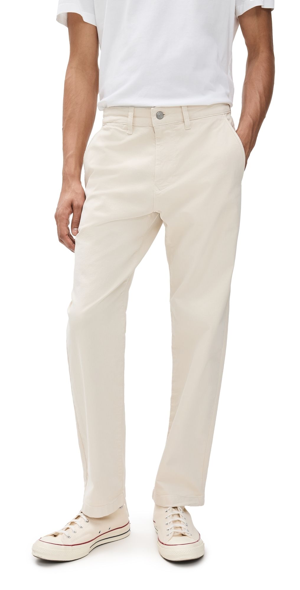 NN07 Aden Relaxed Chino Pants Ivory 34X32