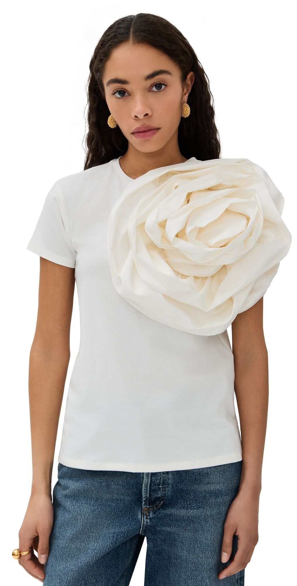 By Efrain Mogollon Rosa T-Shirt Off White XL