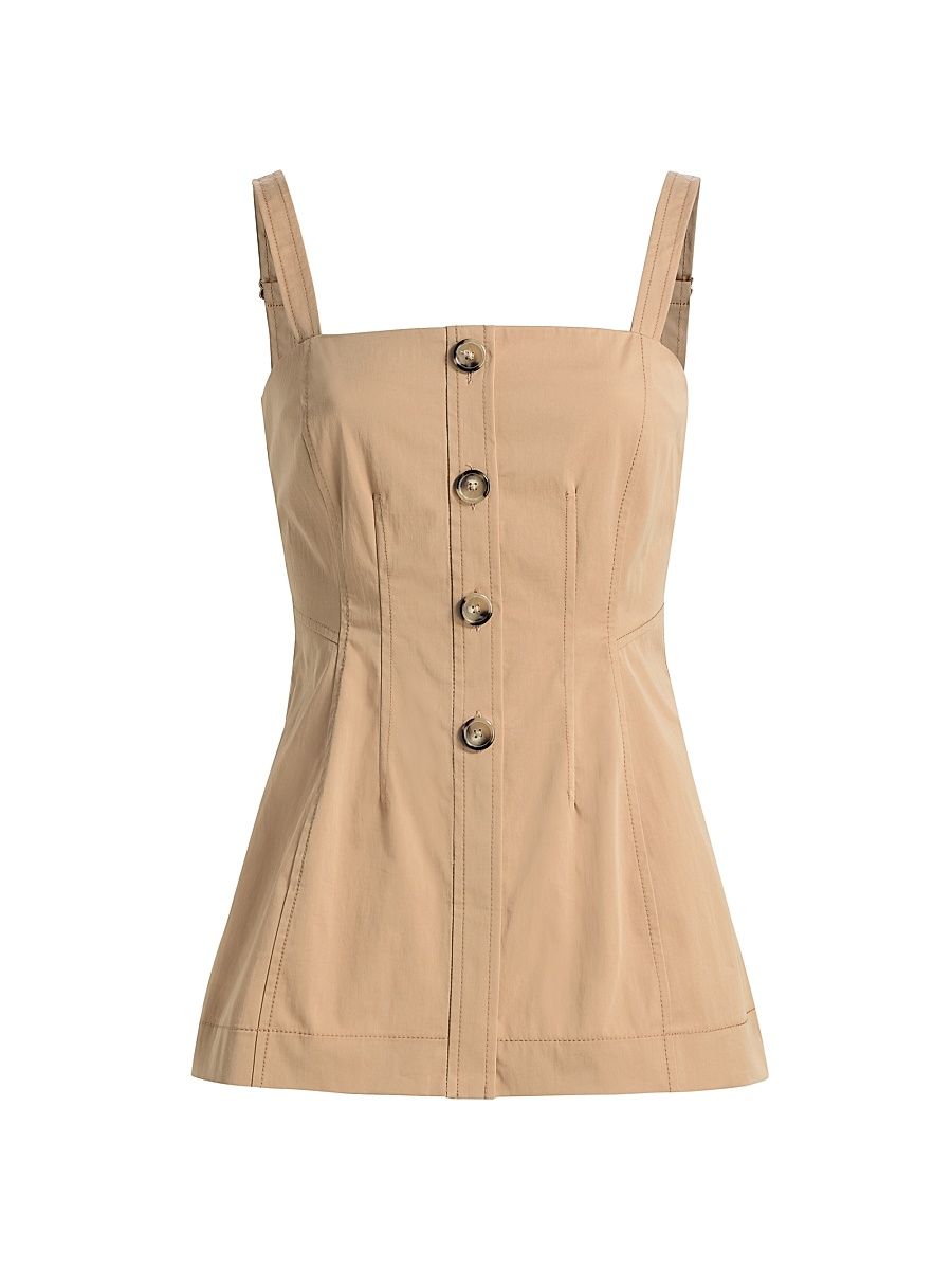 Women's Kariselle A-Line Top - Khaki - Size 16