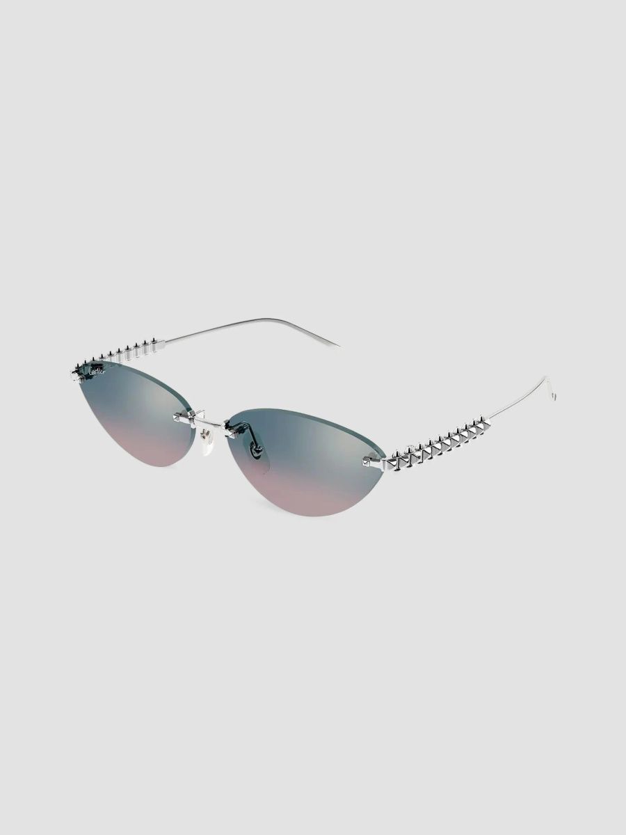 Cartier Women's Clash de Cartier 58MM Cat-Eye Sunglasses - Silver