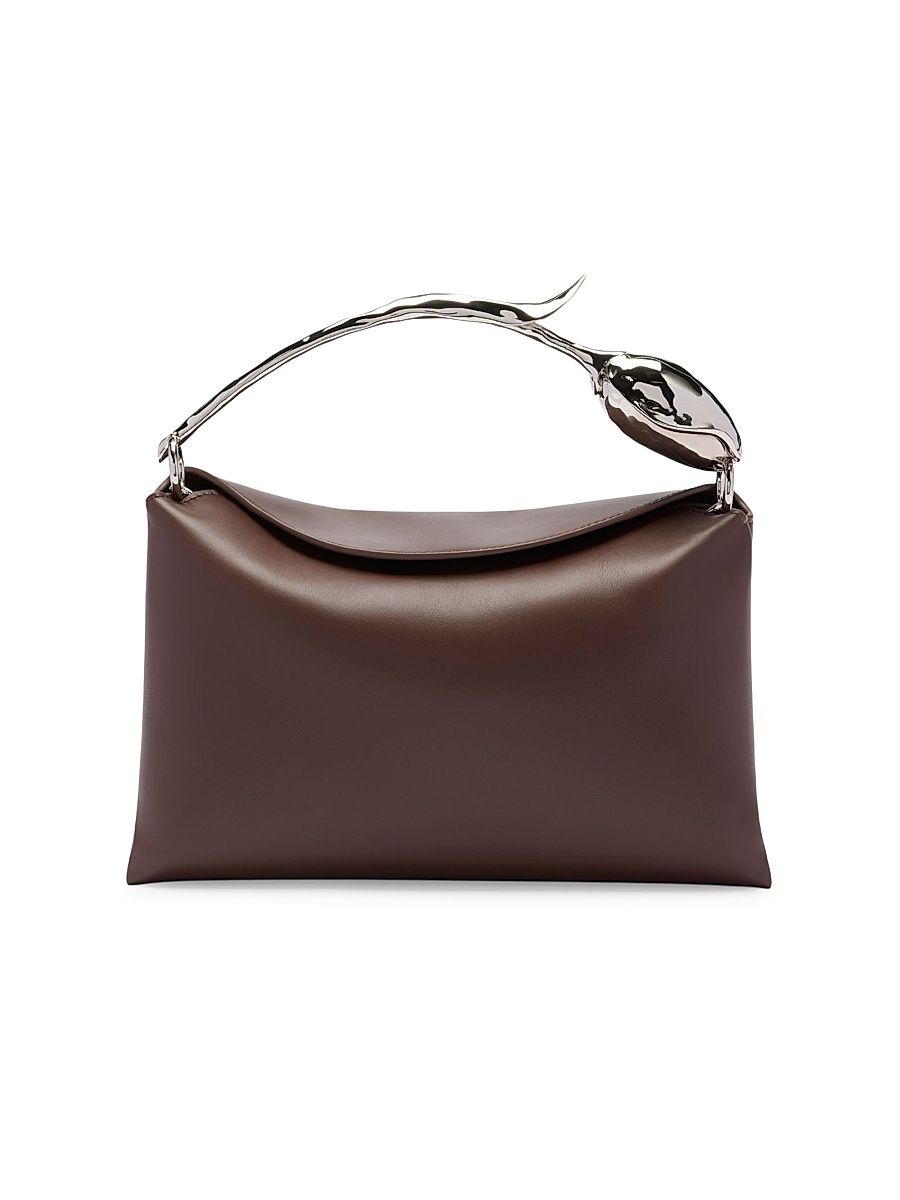 Women's Bloom Medium Leather Top Handle Bag - Blush