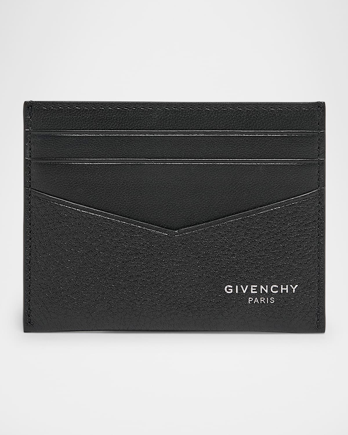Men & apos;s Leather V-Cut Card Holder