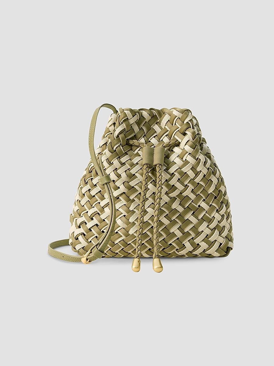Naghedi Women's Gramercy Double Weave Bucket Bag - Oletta