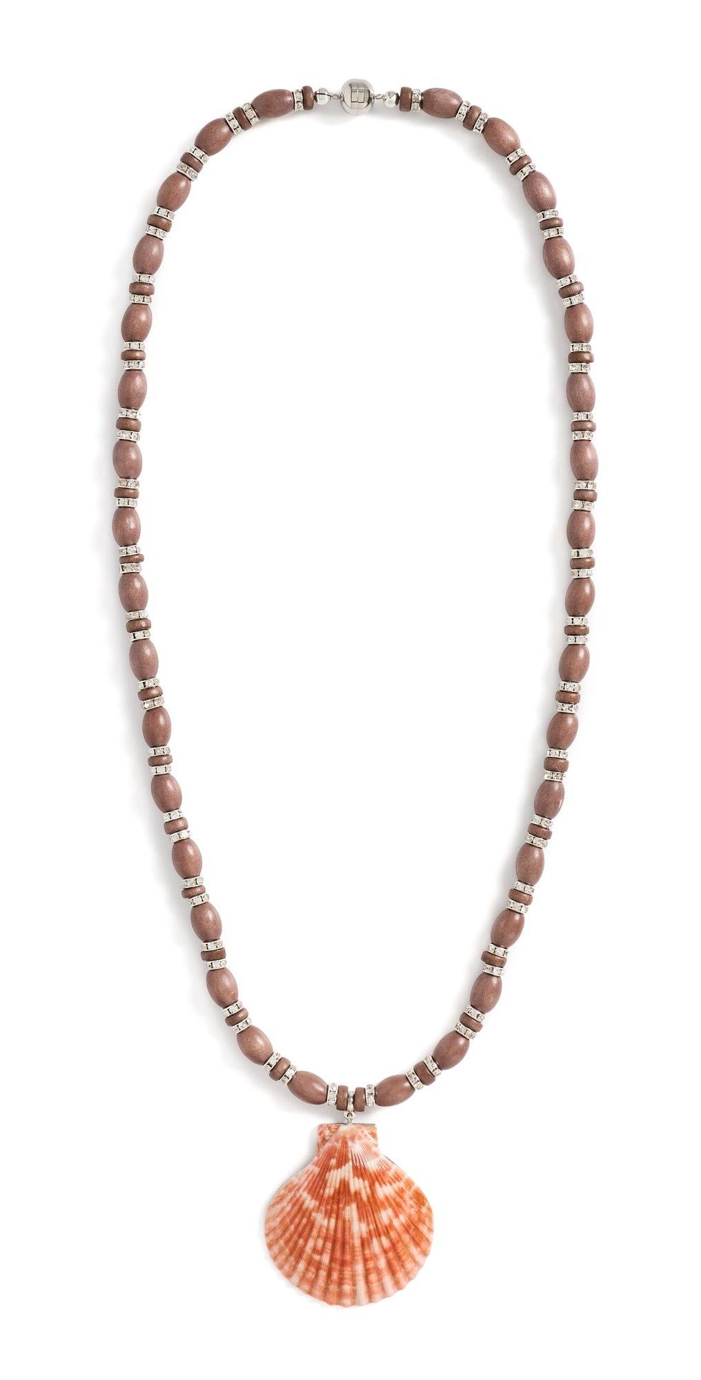Julietta Marea Shell Necklace Brown/Orange One Size