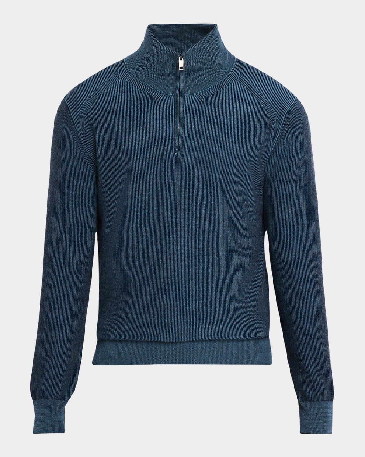 Men & apos;s Cashmere Quarter-Zip Sweater