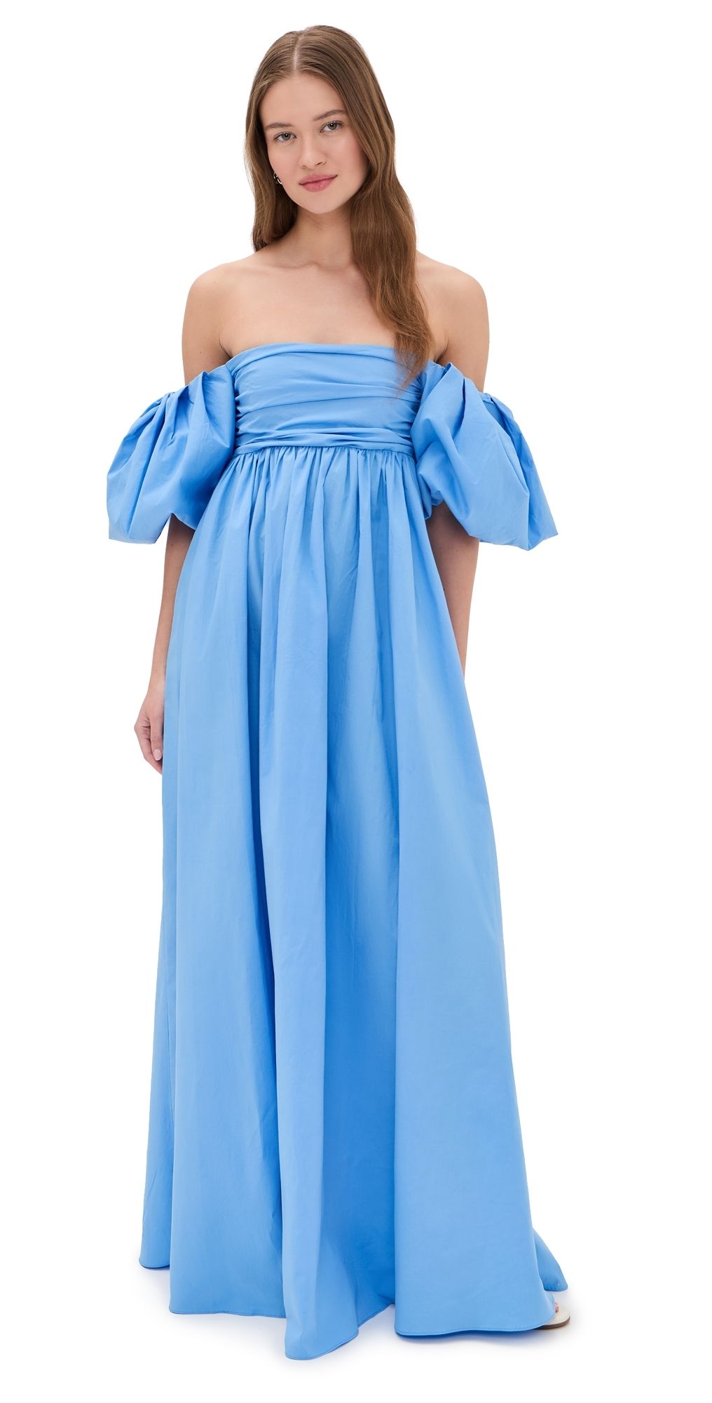 CAROLINE CONSTAS Emilia Maxi Dress Ultramarine XXS
