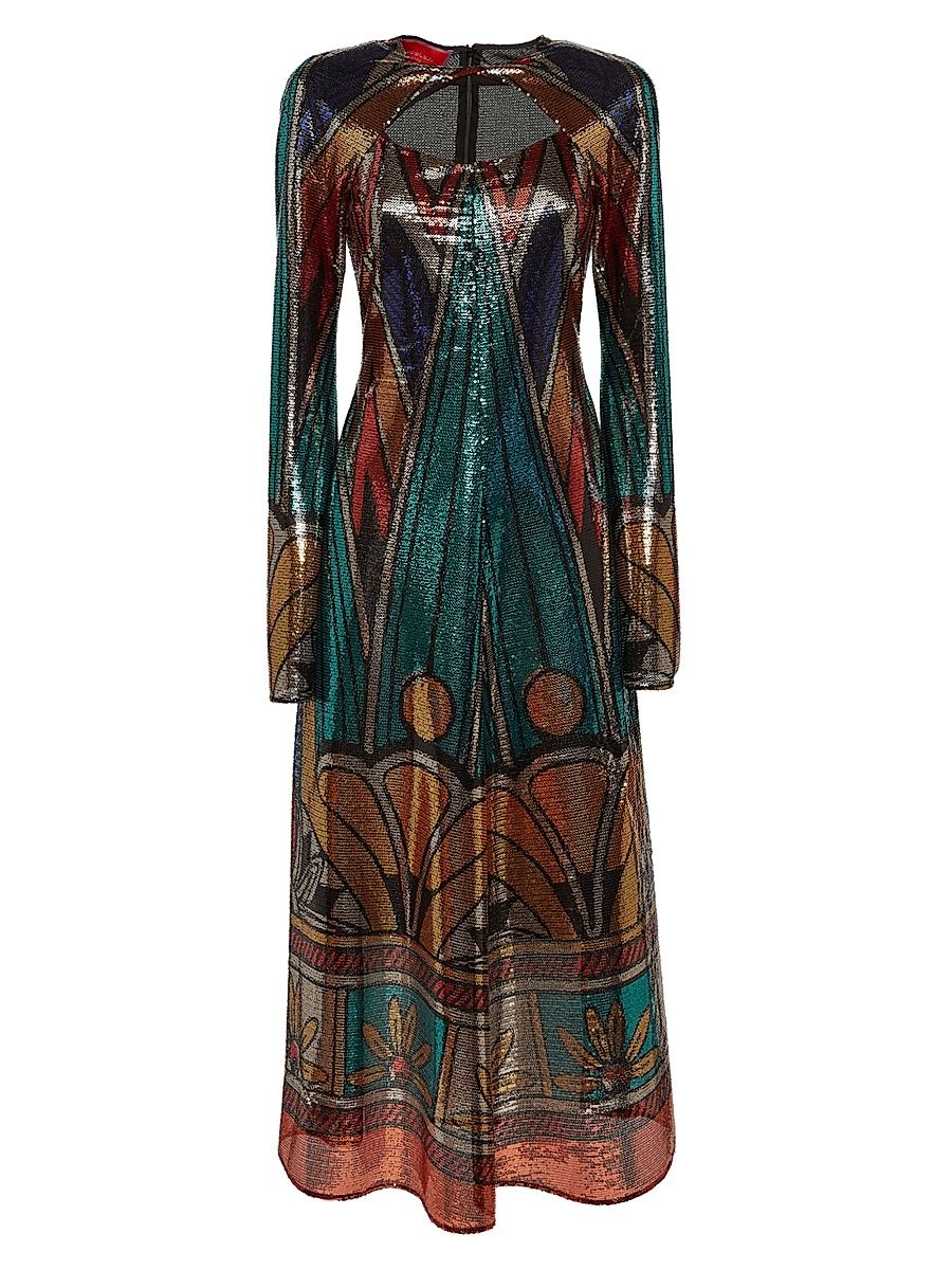 Women's Farfalla Dress - Philae Placee Multicolor - Size XS