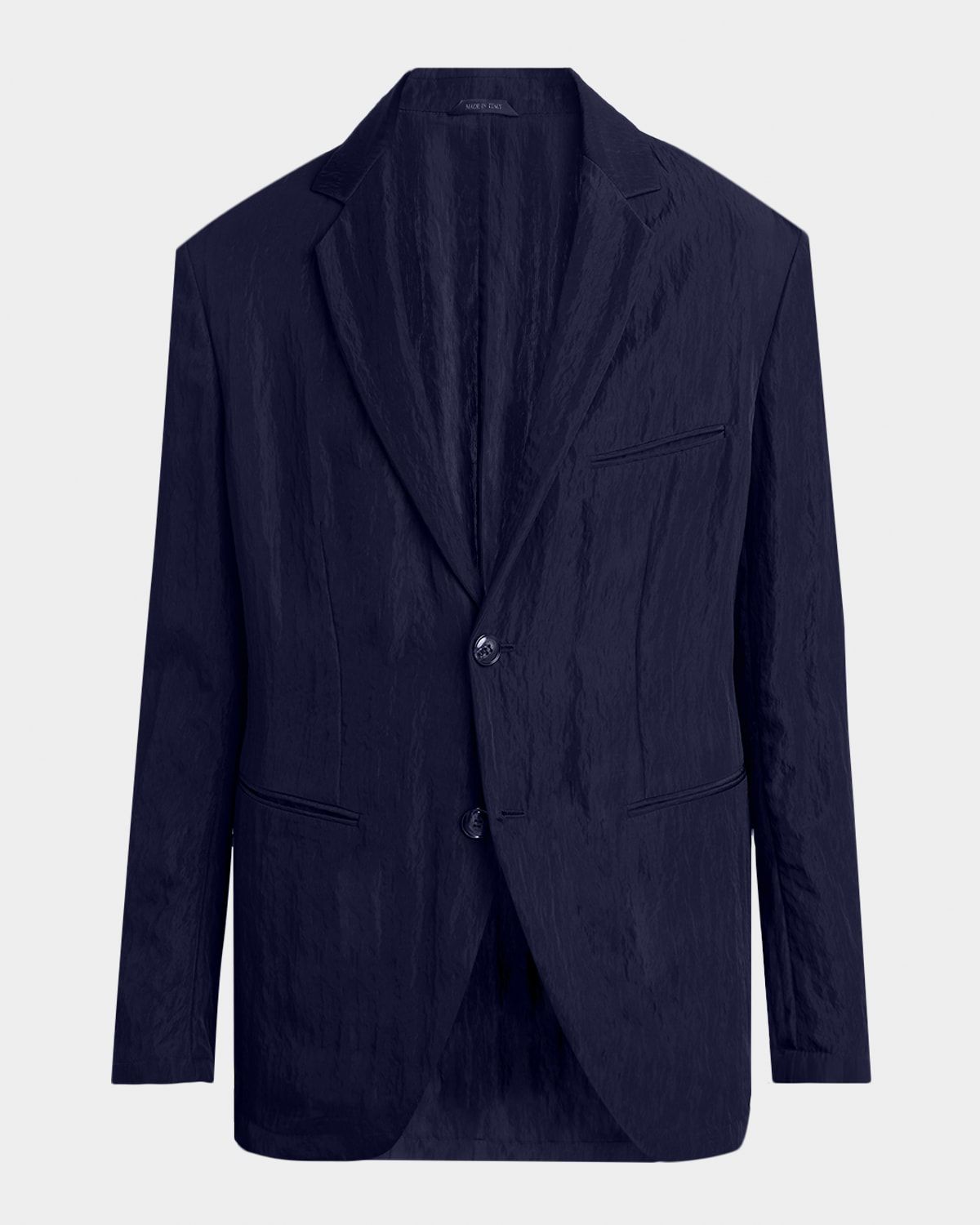 Men & apos;s Textured Two-Button Blazer