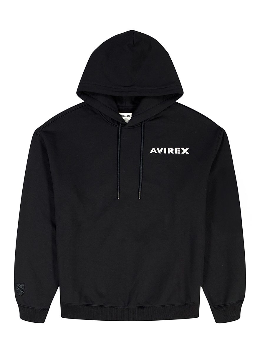Men's Core Stacked Logo Hoodie - Black - Size XL