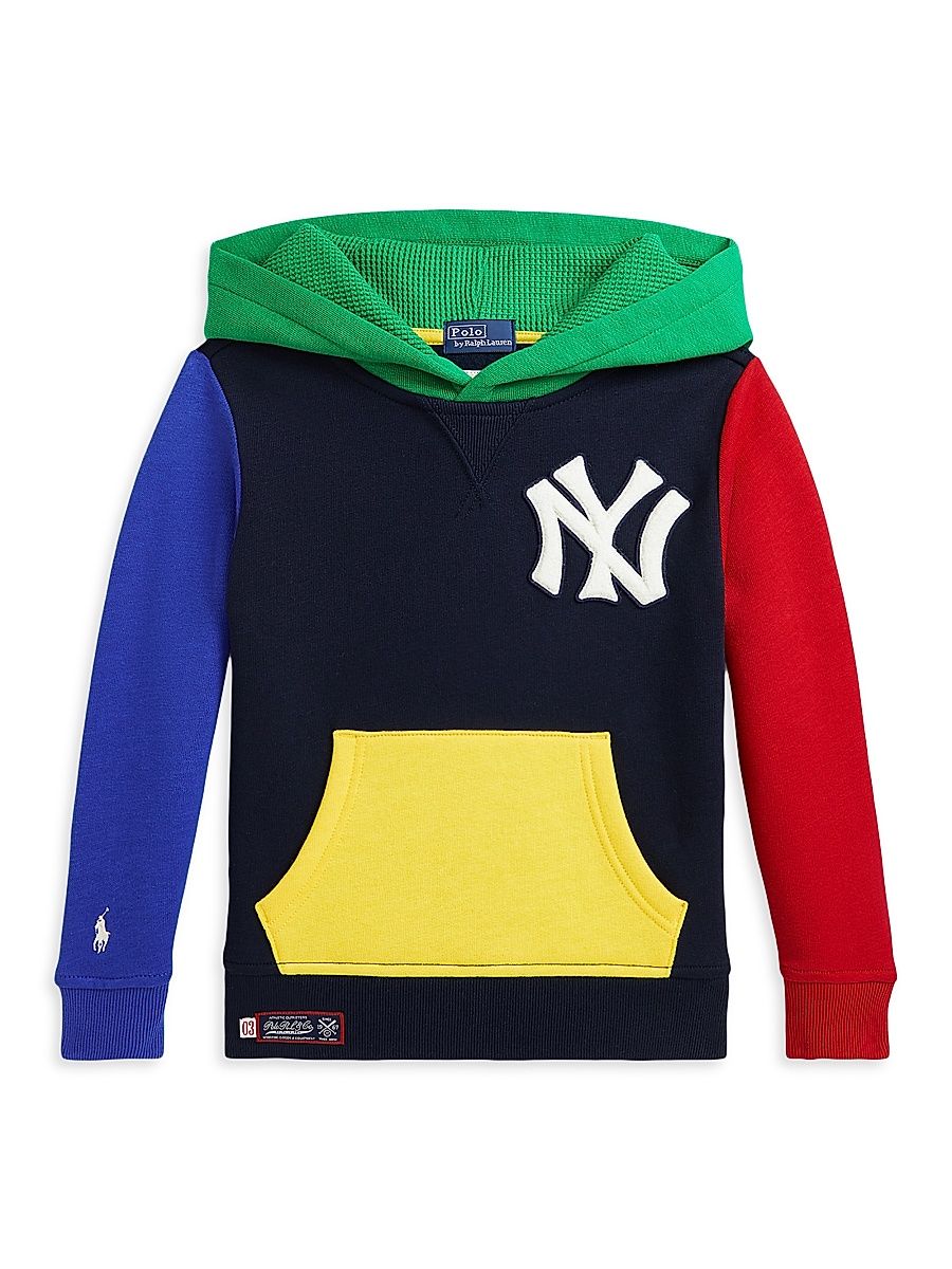 Little Boy's & Boy's MLB Yankees Colorblocked Hoodie - Aviator Navy Multi - Size 7
