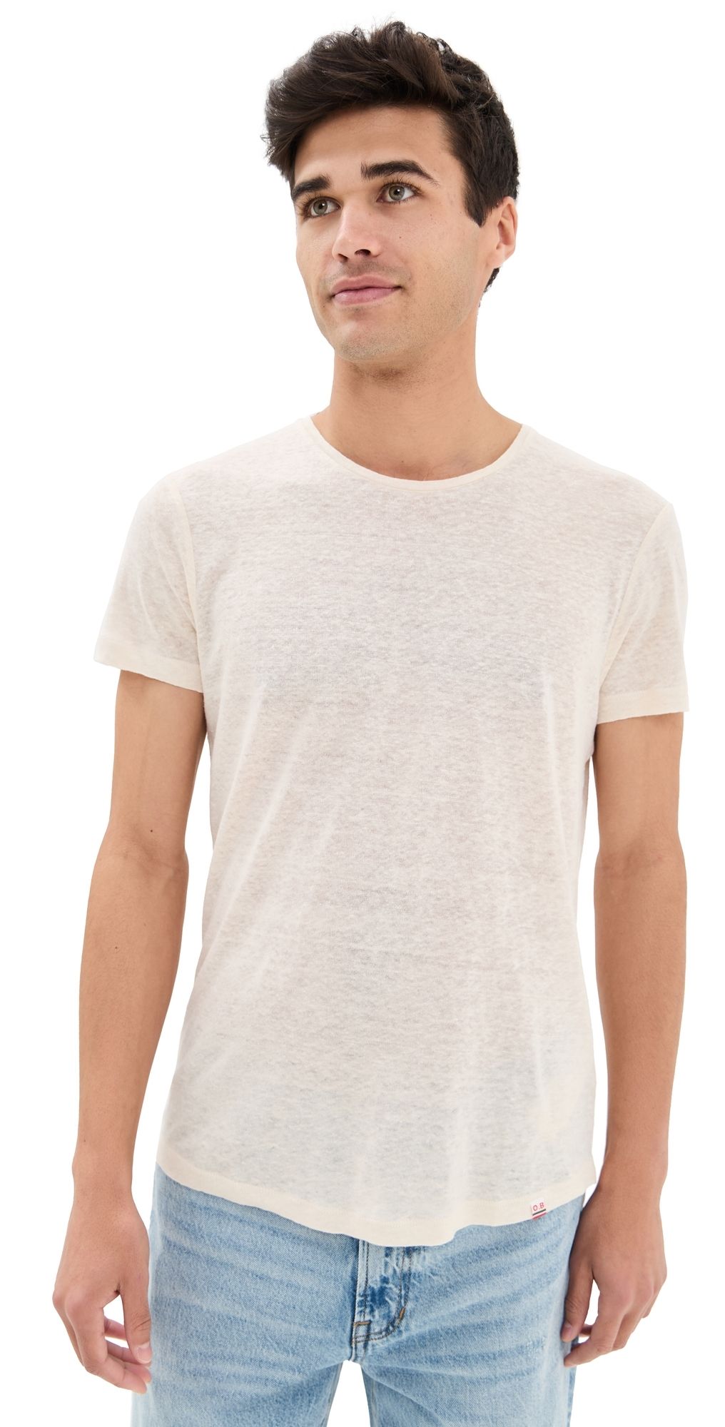 Orlebar Brown Ob-T Linen Tee Latte XS