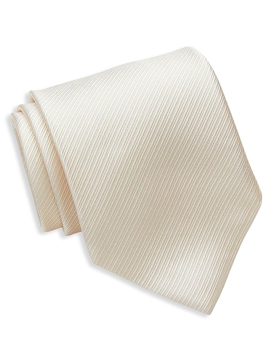 Men's Classic Silk Tie - Champagne