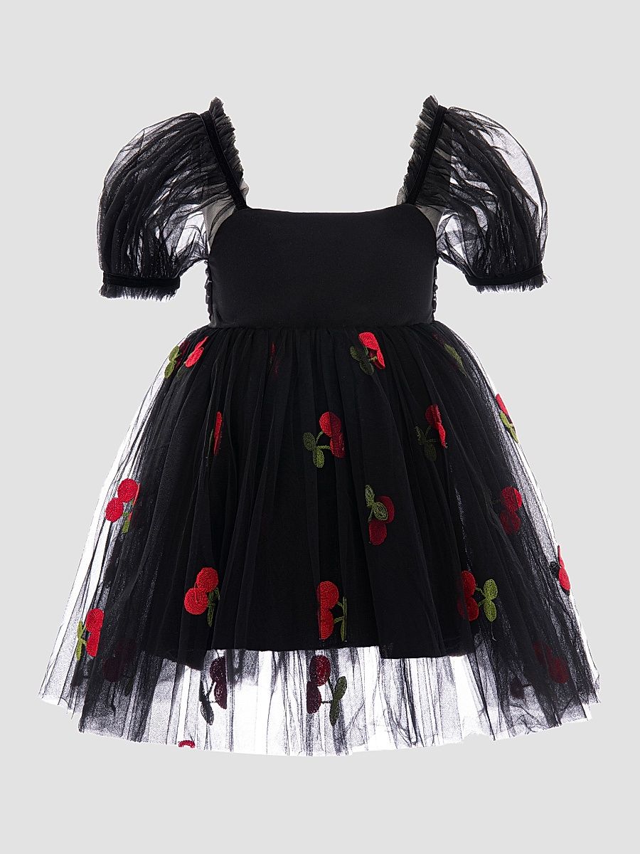 Little Girl's & Girl's Elysande Dress - Black - Size 8