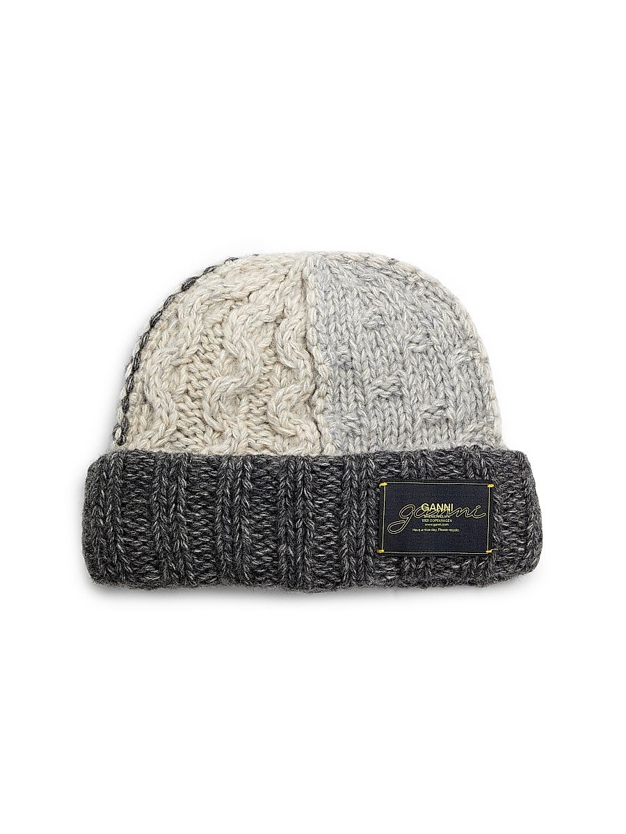 Women's Colorblocked Wool-Blend Knit Beanie - Multicolour