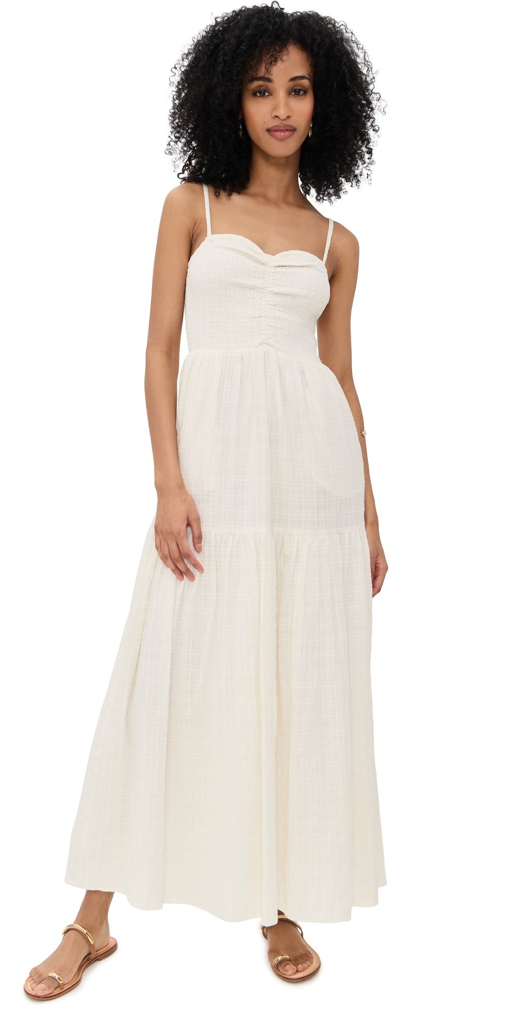 LSPACE Mallorca Dress Cream L