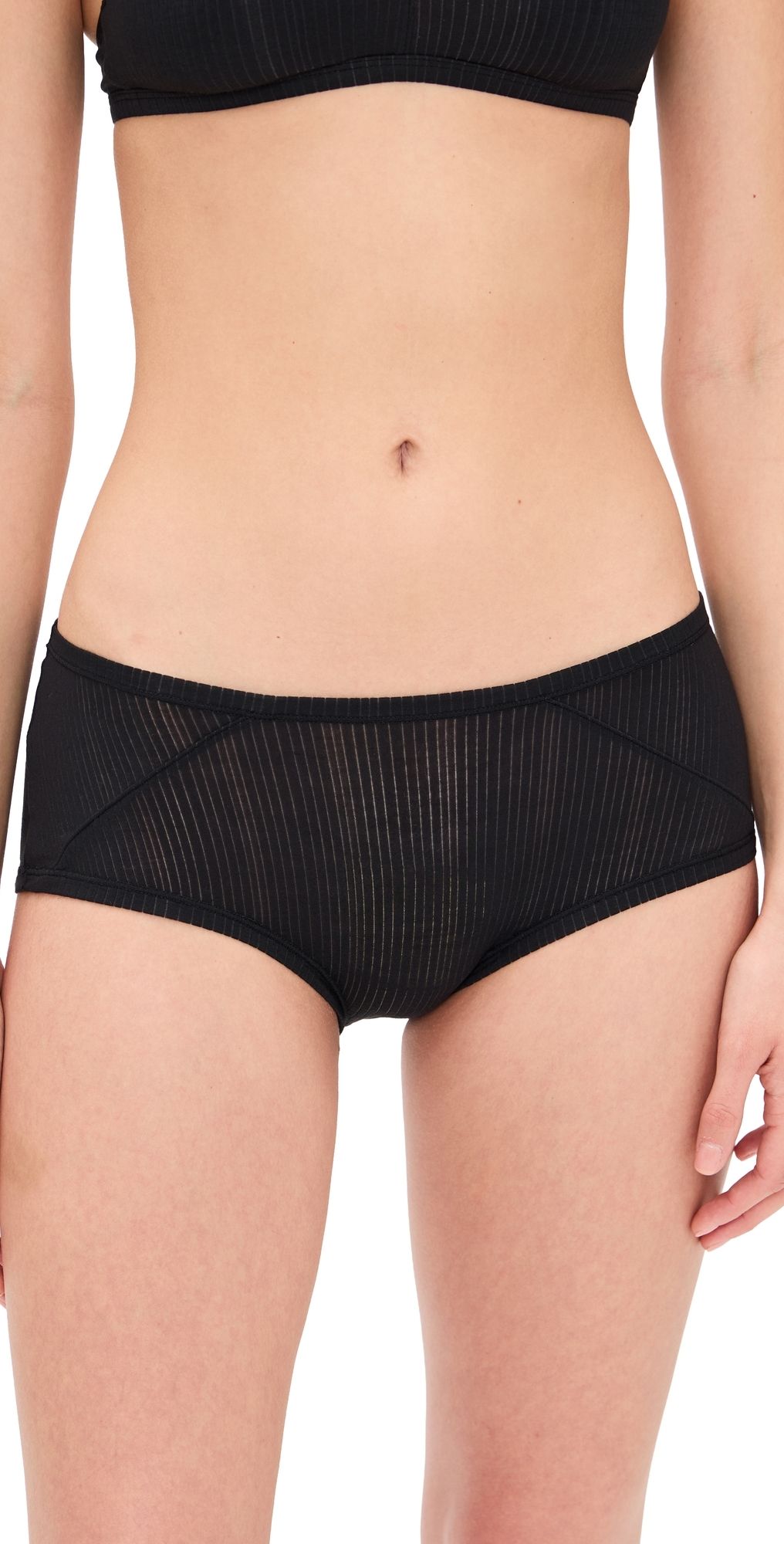 Negative Whipped Boy Shorts Black L