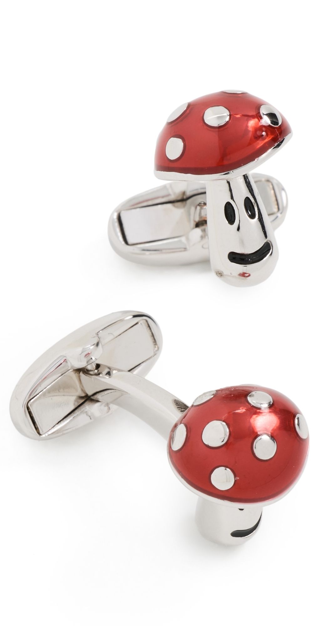 Paul Smith Happy Mushroom Cufflinks Red One Size