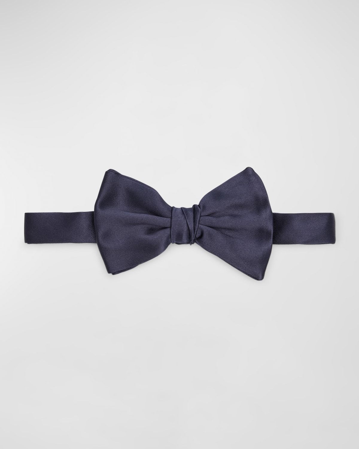 Men & apos;s Solid Silk Bow Tie