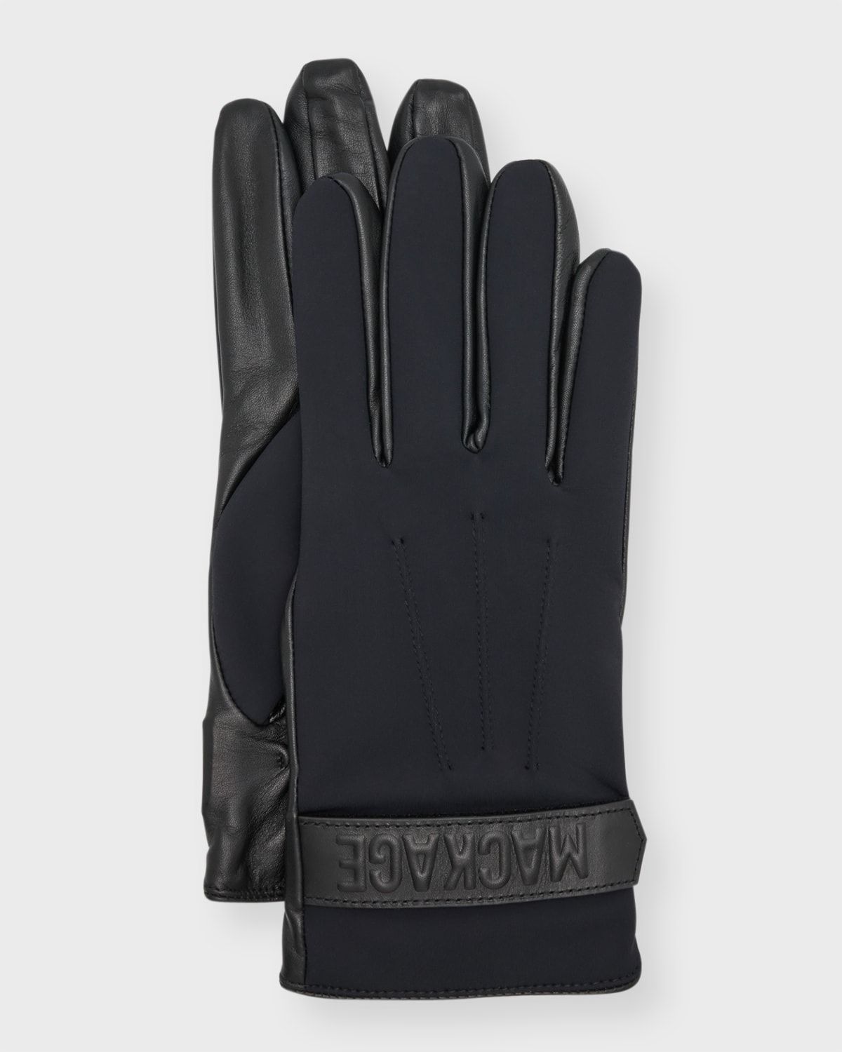 Men & apos;s Leather and Fleece Driving Gloves