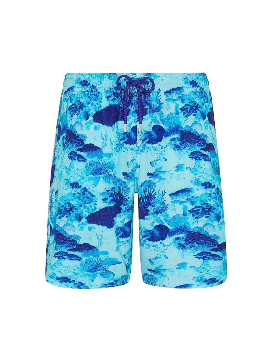 Men's Coraf Reef Terry Bermuda Swimshorts - Blue - Size XXL