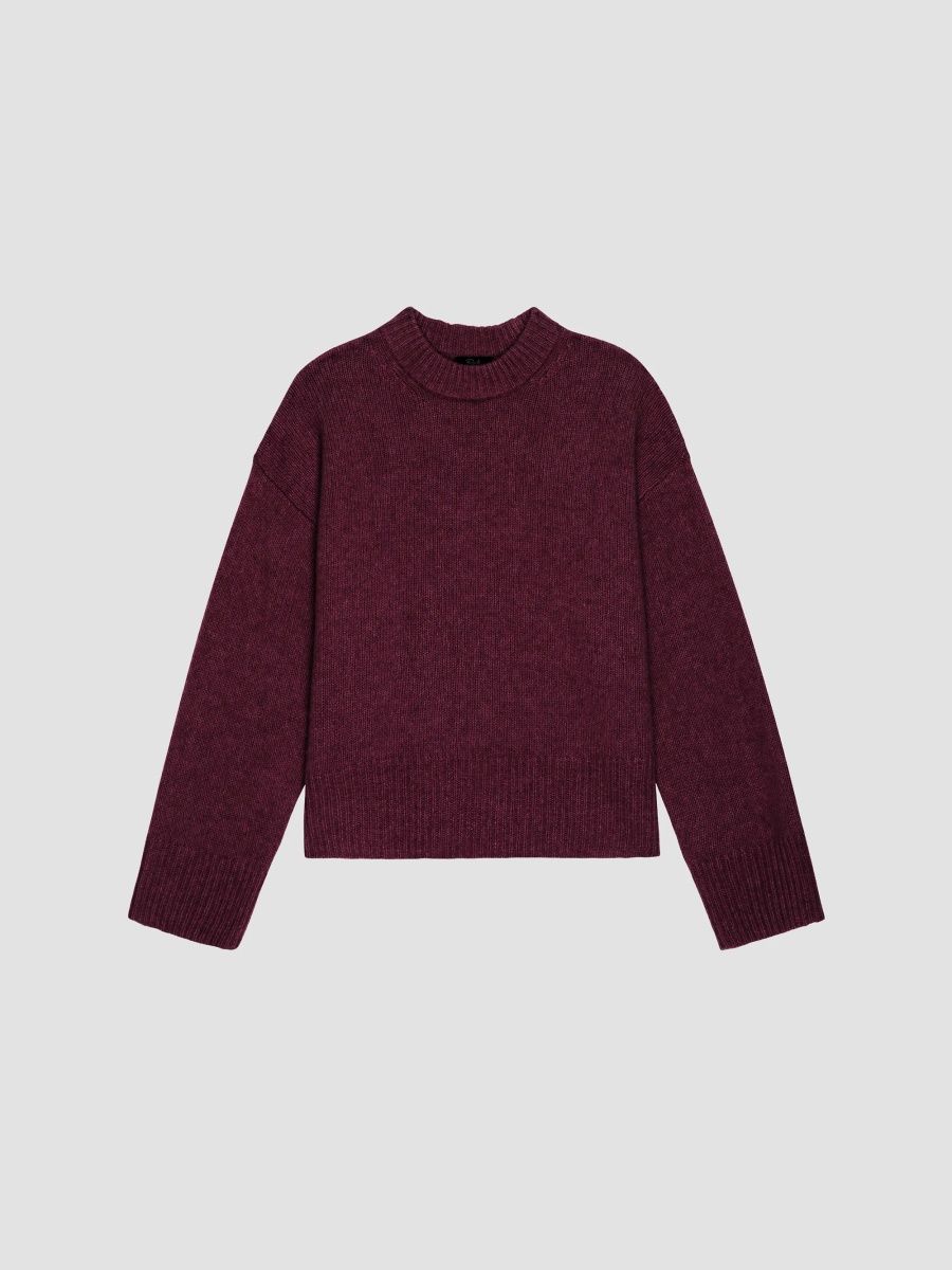 Rails Women's Miranda Cashmere-Silk Sweater - Wine - Size XS