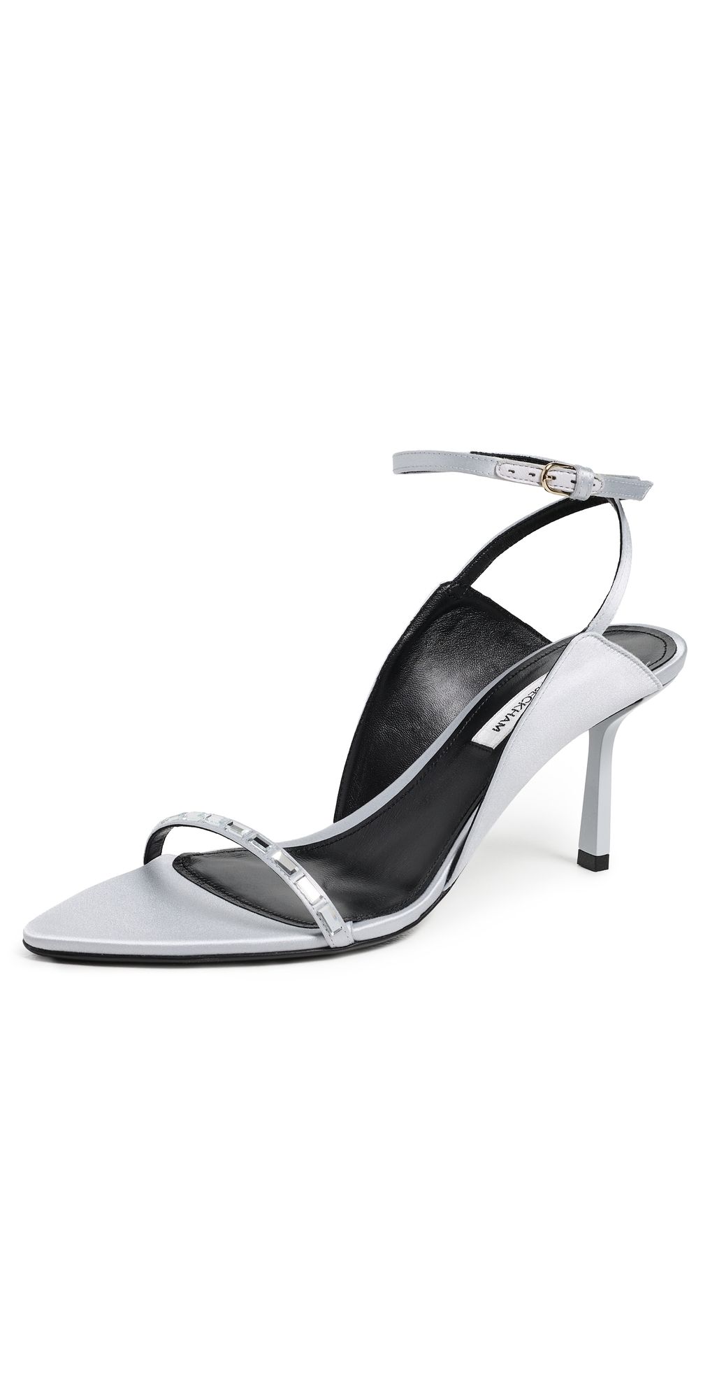 Victoria Beckham Eliza Embellished Sandals Magnesium 37